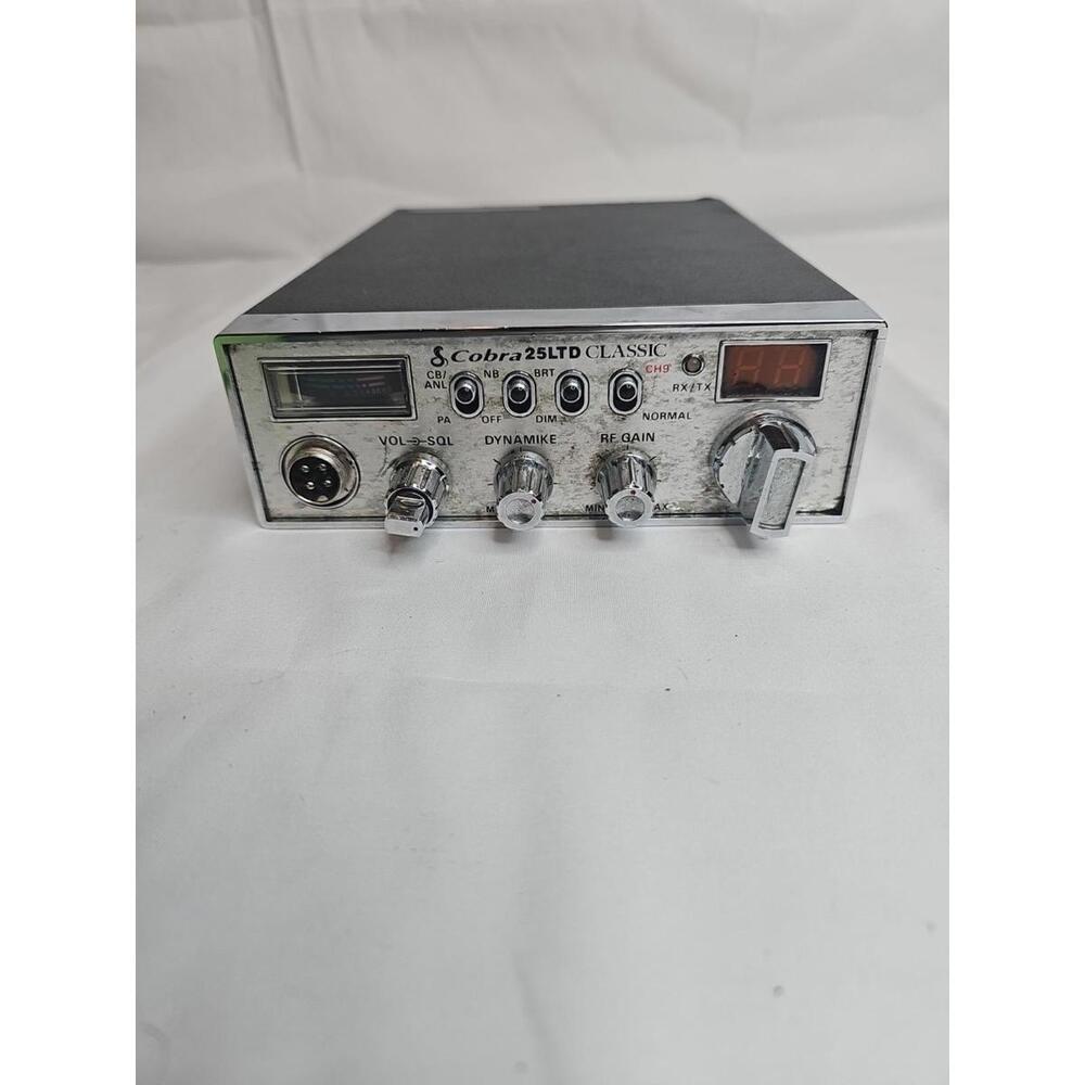 Vintage Cb Radio Cobra 25 LTD Classic - Untested